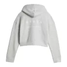 PUMA x HYROX World Cropped női kapucnis pulóver – Light Gray Heather