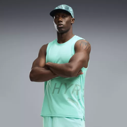 PUMA x HYROX PWRMODE férfi edzőtrikó – Intense Mint