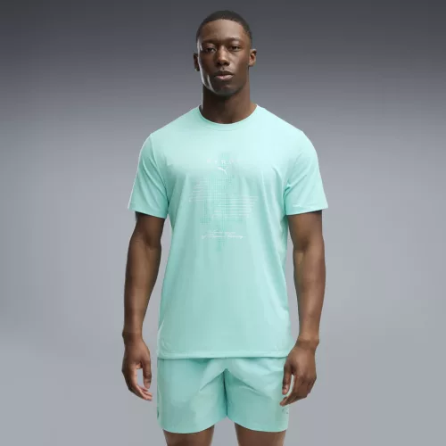 PUMA x HYROX CLOUDSPUN THERMOADAPT férfi technikai póló – Intense Mint
