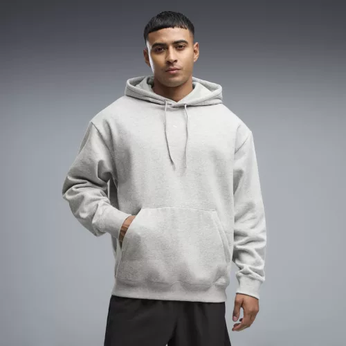 PUMA x HYROX Heavyweight férfi kapucnis pulóver – Light Gray Heather