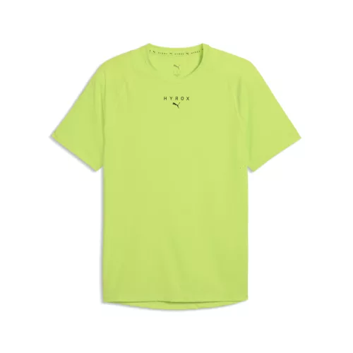 PUMA x HYROX PWRMODE férfi technikai póló – Sunny Lime