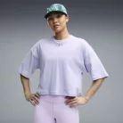 PUMA x HYROX Cropped Lifestyle női póló – Light Lavender