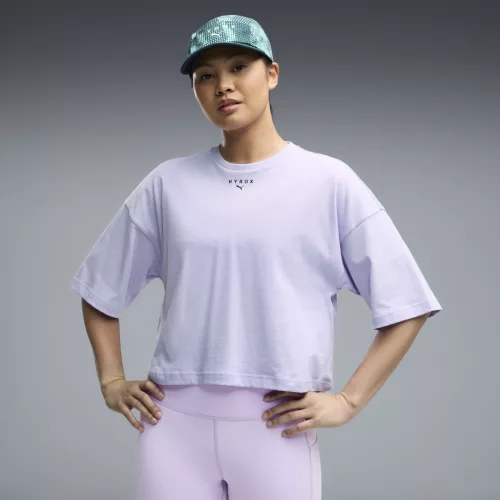 PUMA x HYROX Cropped Lifestyle női póló – Light Lavender