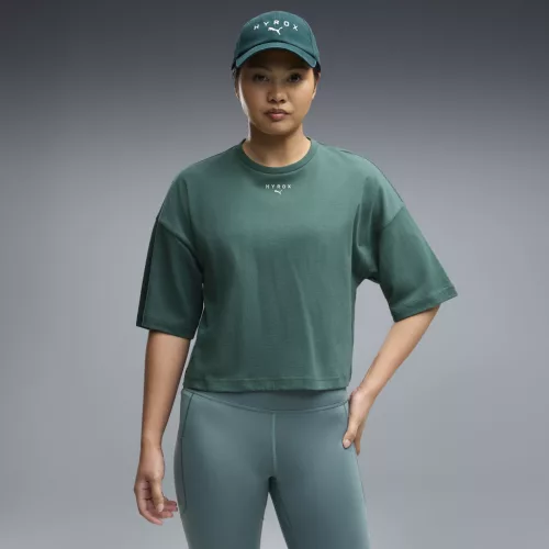 PUMA x HYROX Cropped Lifestyle női póló – Herb Garden