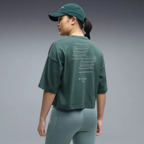 PUMA x HYROX Cropped Lifestyle női póló – Herb Garden