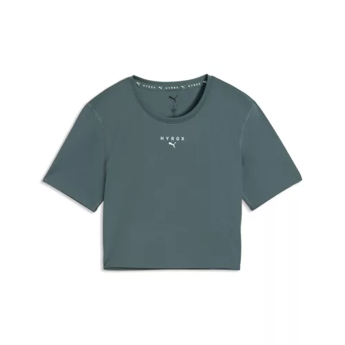 PUMA x HYROX PWRMODE női crop sportpóló – Herb Garden